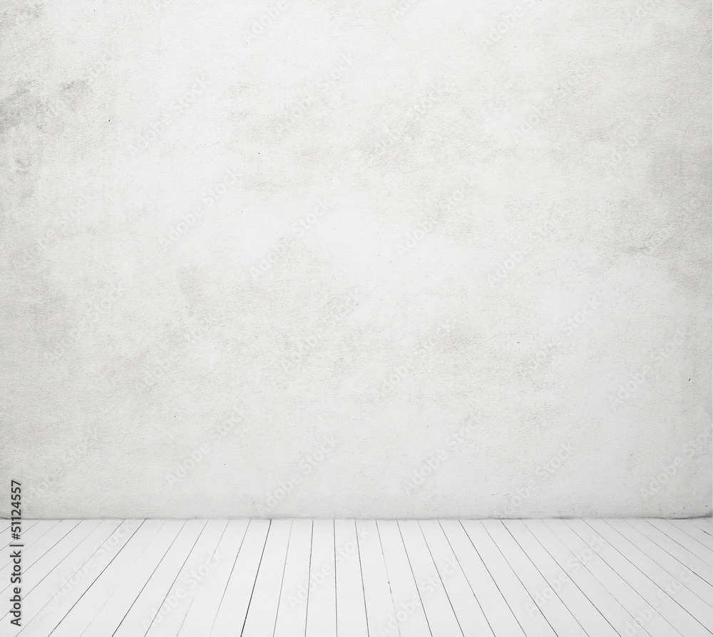 white concrete wall and wood floor white concrete wall and wood floor