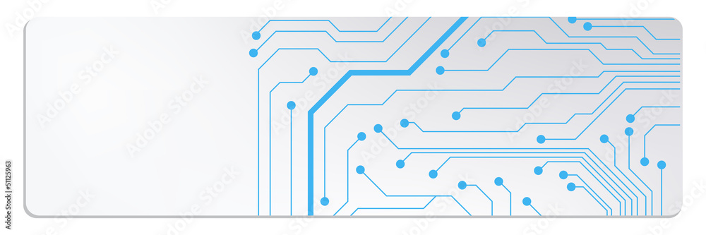 web circuit board techno banner. eps10 vector illustration web circuit board techno banner. eps10 vector illustration