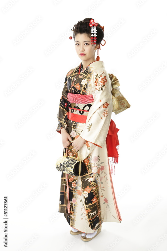 Fototapeta premium 女性・着物