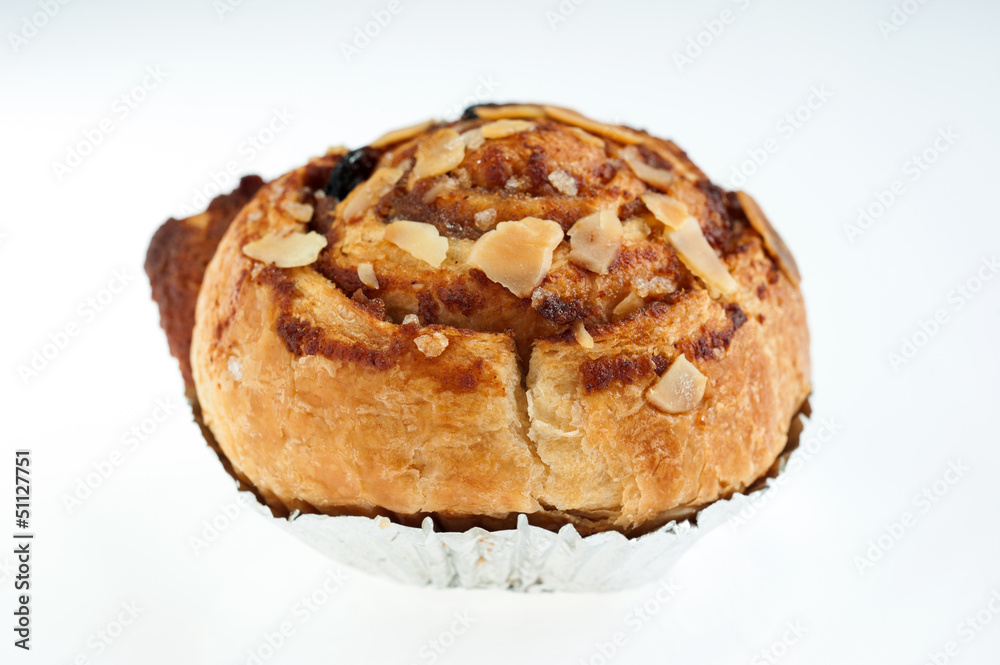 cinnamon rolls on white background cinnamon rolls on white background
