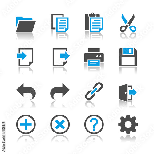 Application toolbar icons - reflection theme