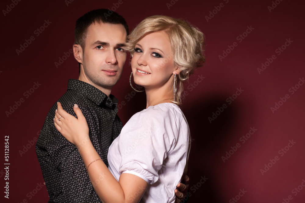 Happy couple in love having fun. Loving couple embracing. Happy couple in love having fun. Loving couple embracing.