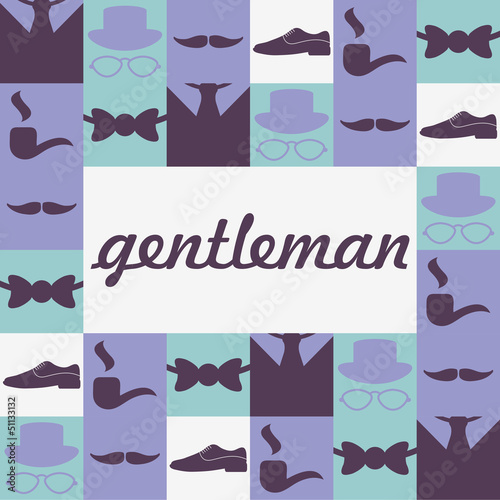 Stylish background with gentleman's accessories