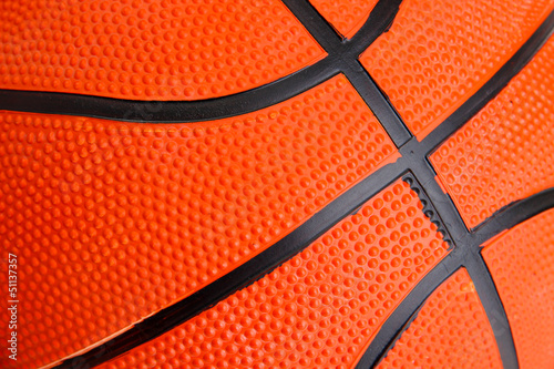 Basketball, close up