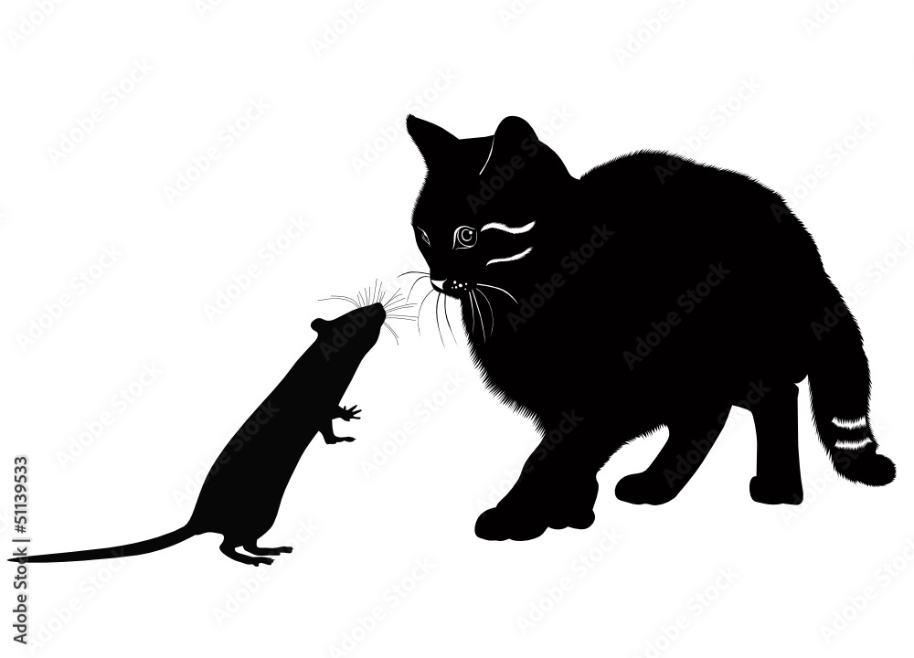 the cat and the rat meeting vector the cat and the rat meeting vector
