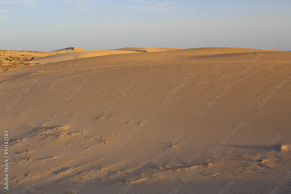 Sand dune and shadows Sand dune and shadows