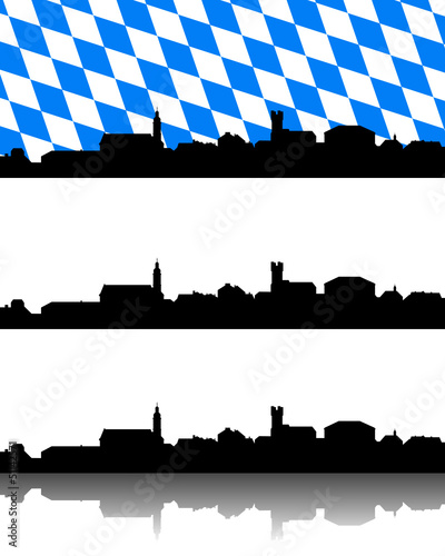 Panorama von Furth im Wald