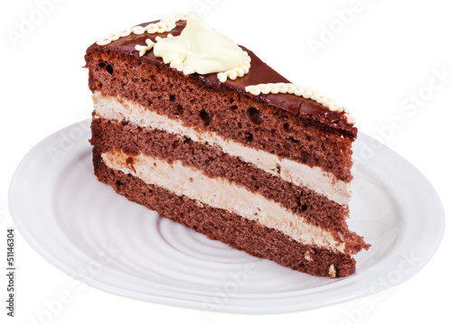 piece of chocolate cake