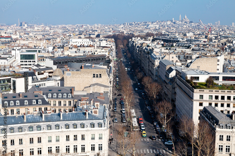 Avenue Hoche in Paris