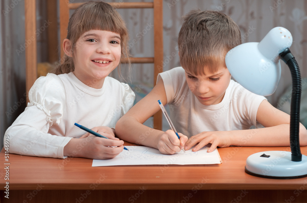 children drawing on paper children drawing on paper