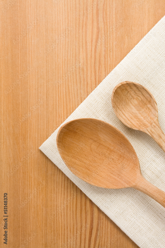 wooden spoon as utensils on table wooden spoon as utensils on table