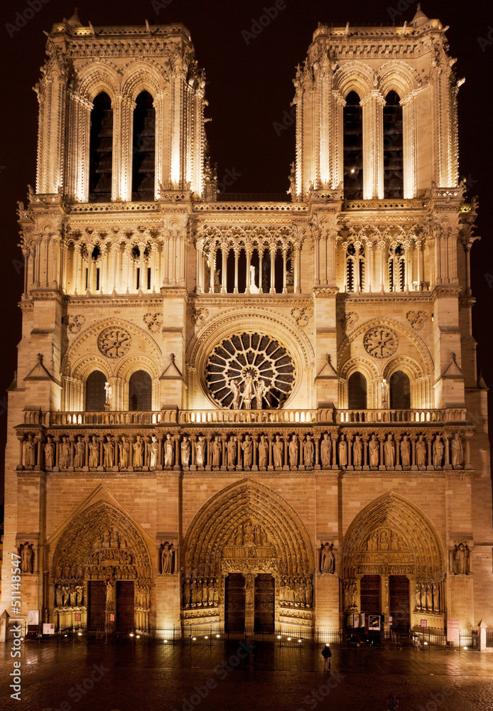 Fototapeta premium Cathedral Notre-Dame de Paris