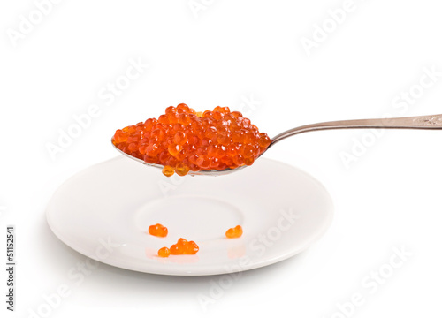 Obraz na płótnie red caviar w salonie