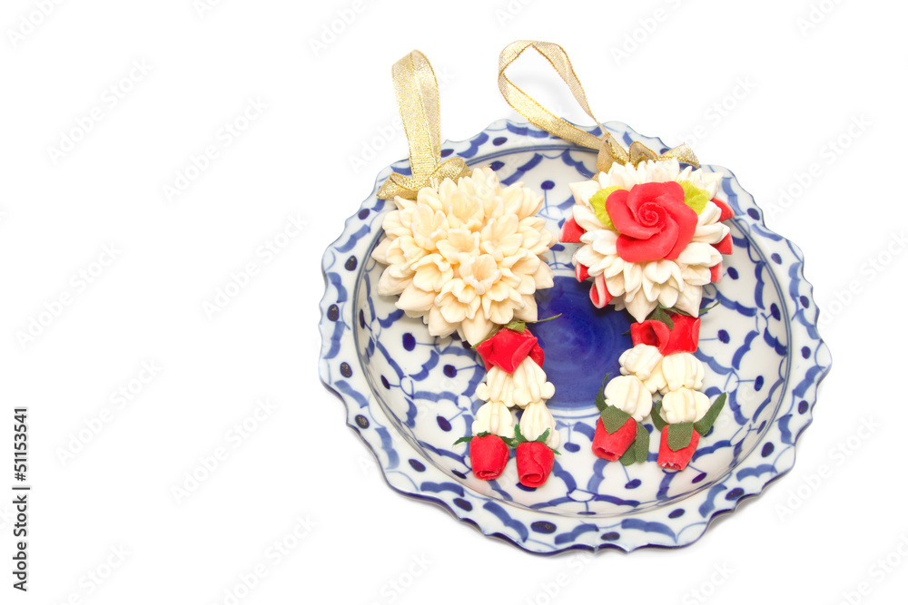  a Malai The flower in Thai Tradition Style,meaning for greeting