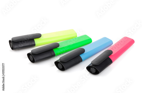 Multicolored highlighters