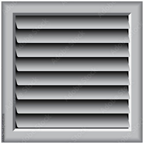plastic lattice of ventilation