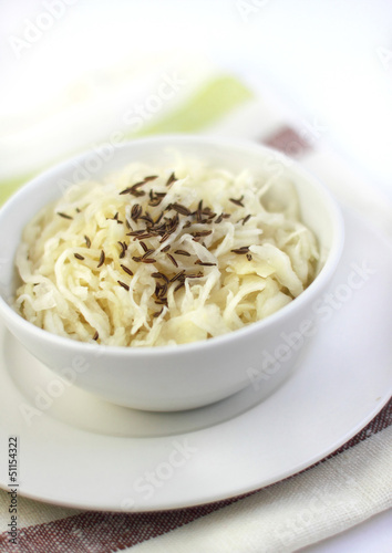 Sauerkraut with caraway seeds
