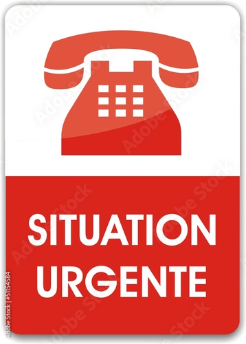 panneau situation urgente