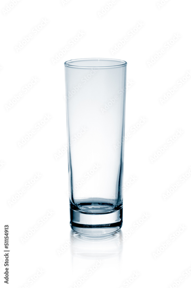 Empty glass isolated on white background Empty glass isolated on white background