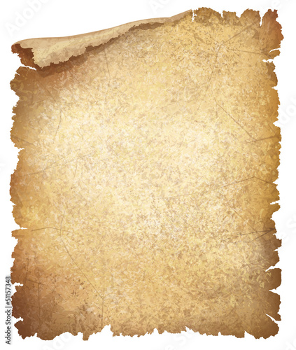 Vector of old crumpled paper.