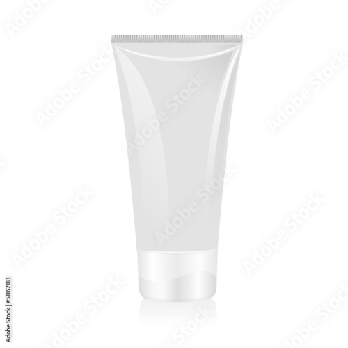 Tube of cream isolated