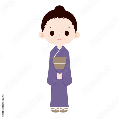 温泉旅館 大女将 Stock イラスト Adobe Stock