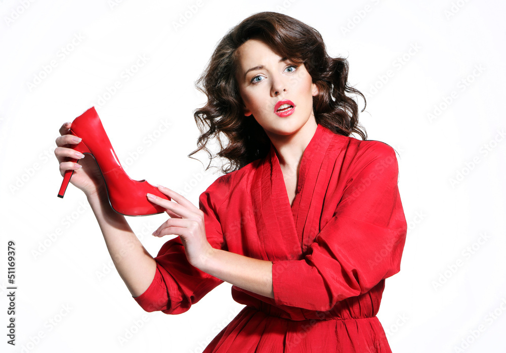 Obraz premium czerwona moda