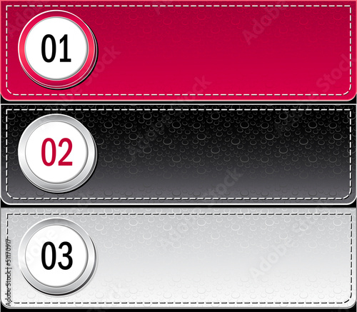 Set modern banners or template of  infographics