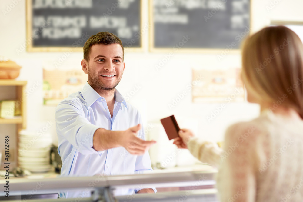 At the counter At the counter