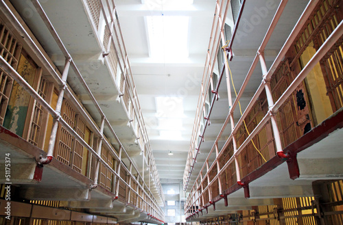 Alcatraz prison in San Francisco, USA