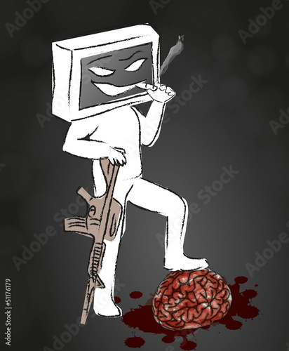 Fernsehn kämpft gegen Intelligenz