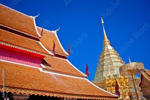 Wat Phra That Doi Suthep Chiang Mai  Thailand.