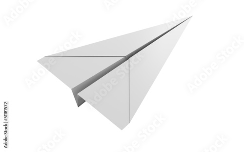 Avion en papier classique