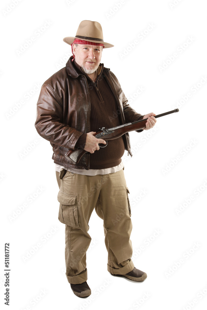 Man with rifle Man with rifle