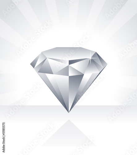 Shiny Diamond Illustration