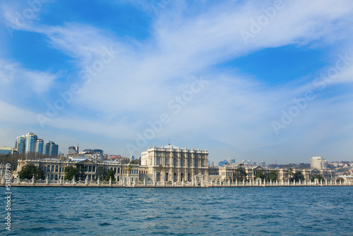 Dolmabahce Palace seen from the Bosphorus © Ekaterina Pokrovsky