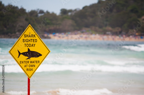 Shark Warning Sign