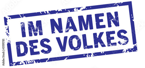 Stempel Im Namen des Volkes