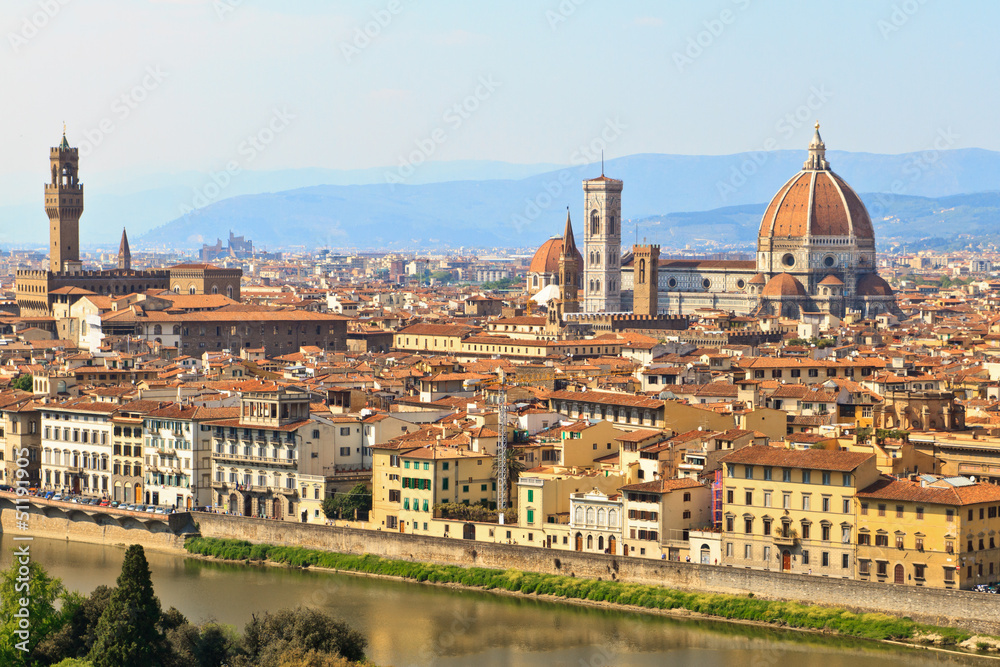 View of Florence / Firenze, Tuscany, Italy