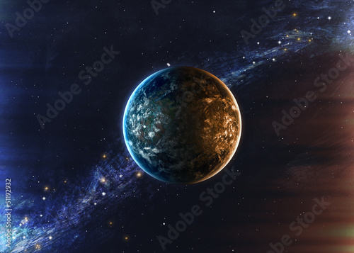 Beautiful space background.
