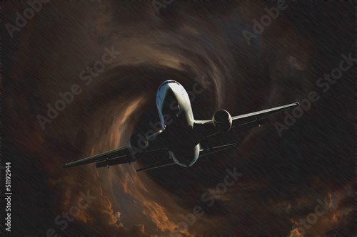 Obraz na plátně turbulence