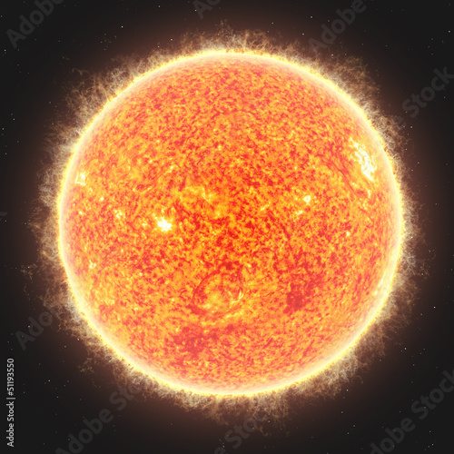 The Sun. Elements of this image furnished by NASA