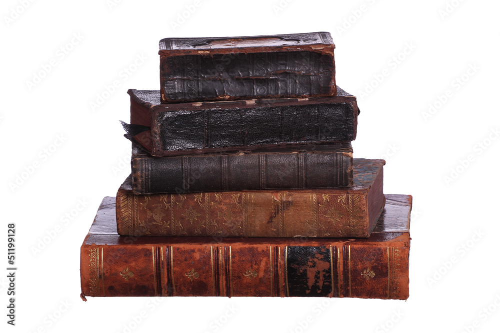 stack of aged books stack of aged books