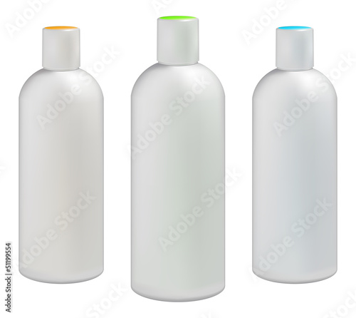 Plastic bottles for cosmetics