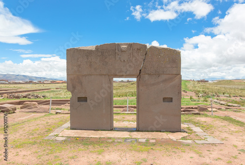 Gate of the Sun, Tiwanaku ruins, Bolivia