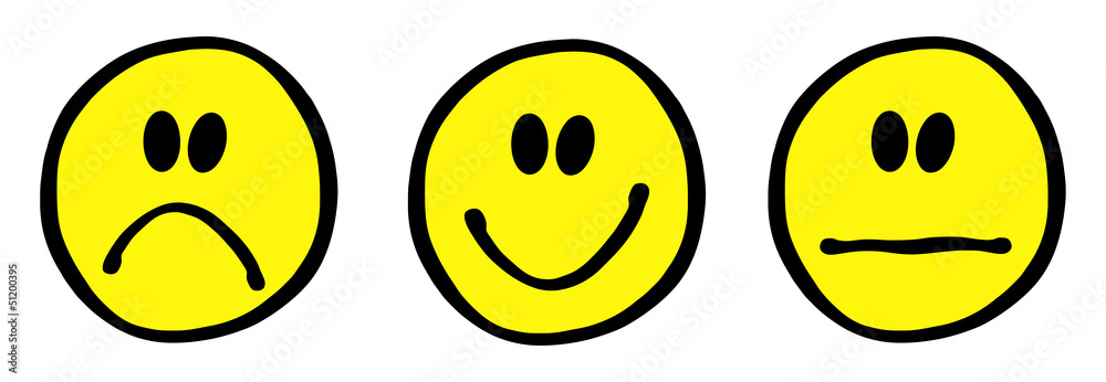 Fototapeta premium 3 Smileys