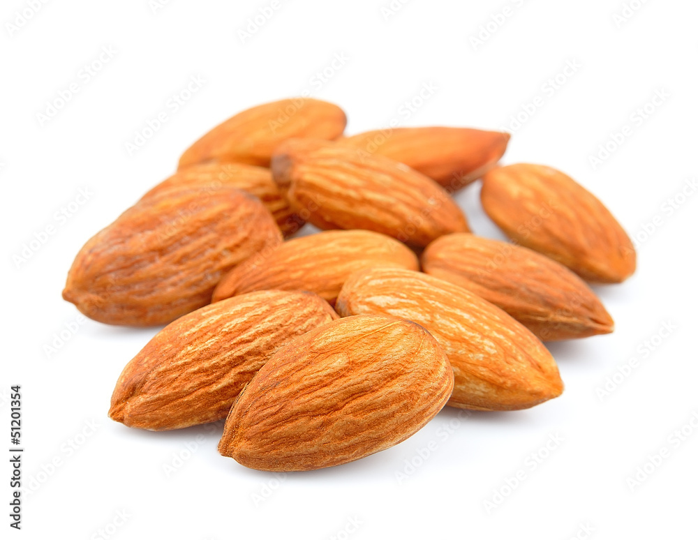 Seed of almonds nuts Seed of almonds nuts