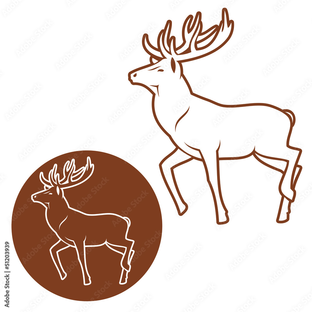 Obraz premium Deer sign