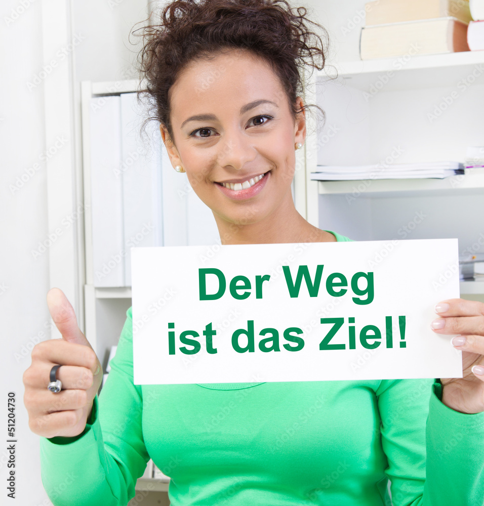 Fototapeta premium Der Weg ist das Ziel