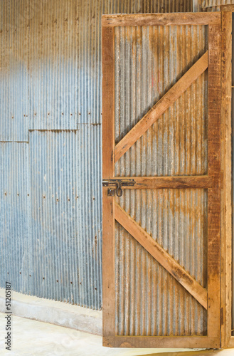 Corrugated Zinc Sheet wall and door